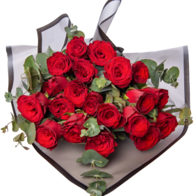 Antalya Çiçek Siparişi  20 Adet Kırmızı Gül Çiçek Buketi - ŞARAMPOL