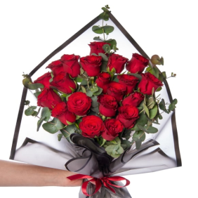 Antalya Çiçek Siparişi  20 Adet Kırmızı Gül Çiçek Buketi - ŞARAMPOL