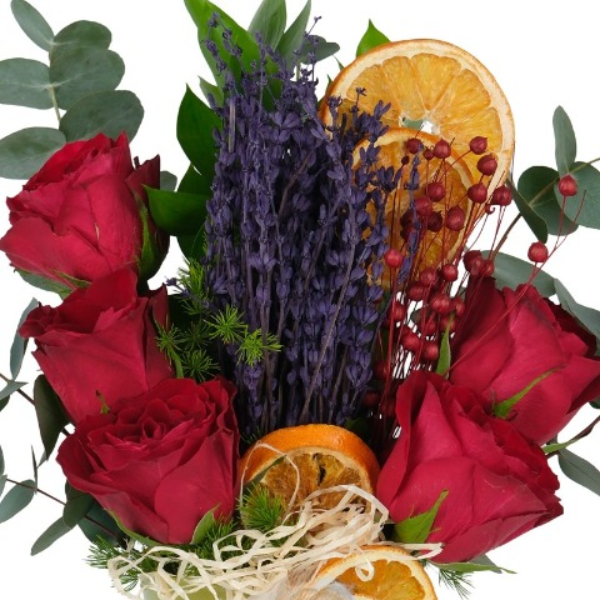  Konyaaltı Çiçek Siparişi Yeşil Cam Vazo Kırmızı Güller Çiçek Aranjmanı - KEMER