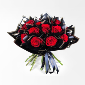  Muratpaşa Çiçek Siparişi  15 Adet Kırmızı Güller Çiçek Buketi - AVSALLAR