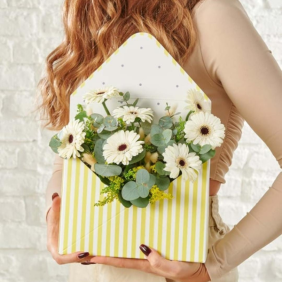  Muratpaşa Çiçek Siparişi  Beyaz Gerbera Çiçek Aranjmanı