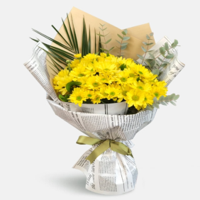  Antalya Çiçekçi  Sarı Papatyam Çiçek Buketi