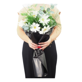  Manavgat Çiçek Siparişi Beyaz Gerbera Çiçek Buketi - ADONİS
