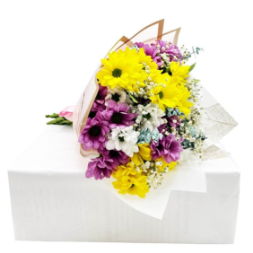  Konyaaltı Çiçek Siparişi Renkli Papatya Çiçek Buketi - SAKLIKENT