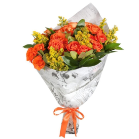 Antalya Çiçek Siparişi  Turuncu Çardak Güller Çiçek Buketi - AKSU